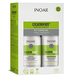 Kit Inoar Cicatrifios Duo Salão Shampoo e Condicionador 250ml