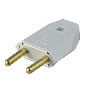 PLUG 2P+T PERLEX CINZA