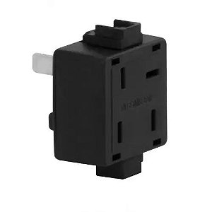 PINO ADAPTADOR COM 2 FÊMEA RJ11 1 MACHO AMERICANO
