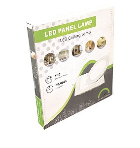 PLAFON LED EMBUTIR REDONDO 12W LCL