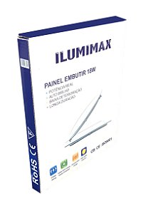 PLAFON LED EMBUTIR QUADRADO 18W 6500K ILUMIMAX