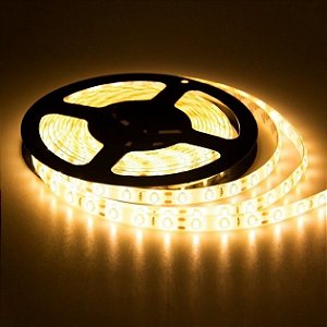 FITA LED 12V BRANCA QUENTE 3000K SEM FONTE