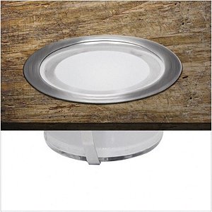 SPOT LED INOX 0.4W 127V BRANCO MORNO IP67