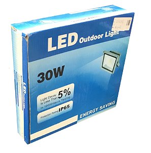 REFLETOR LED 30W BIVOLT AZUL OUTDOOR LIGHT