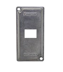 TAMPA CONDULETE 1 POSTO RJ45/RJ11 DAISA 1"