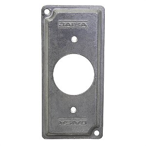TAMPA CONDULETE 1 POSTO REDONDO DAISA 1"