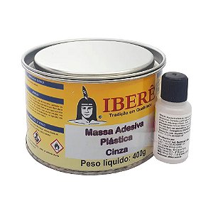 MASSA PLÁSTICA CINZA IBERE 400G