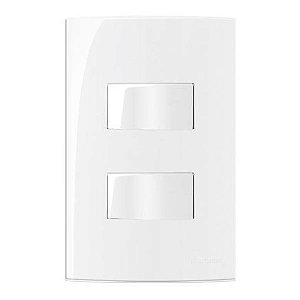 CONJUNTO SLEEK 4X2 2 INTERRUPTOR SIMPLES
