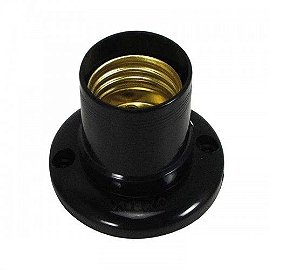 SOQUETE FIXO TETO PRETO 4304T FOXLUX