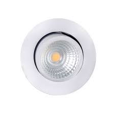 SPOT LED EMBUTIR REDONDO BRANCO 1W BRANCO QUENTE A.X.U