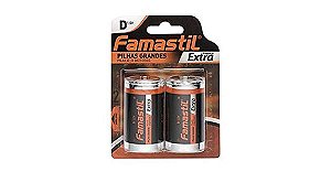 PILHA FAMASTIL EXTRA POTENCIA D COM 2