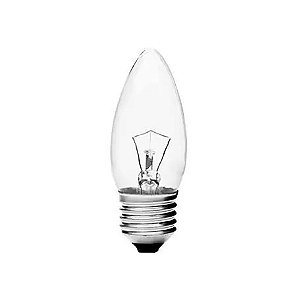 LÂMPADA VELA LISA 40W X 127V E27