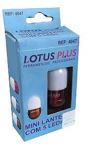 LÂMPADA OVAL MINI COM LED LOTUS REF: 4047