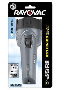LANTERNA RAYOVAC RECARRGÁVEL SUPER LED MINI BIVOLT