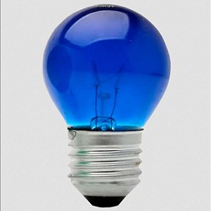 LÂMPADA BOLINHA 7W X 127 AZUL