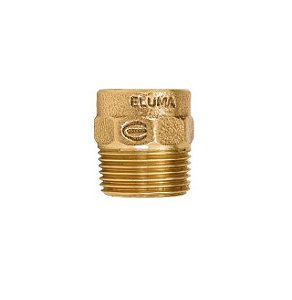 CONECTOR MACHO LATÃO 15X1/2 SEM ANEL