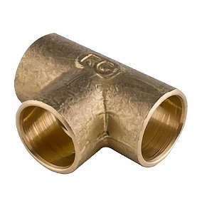 TE LATÃO 22MM
