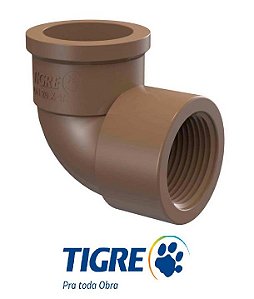 JOELHO SOLDÁVEL ROSCAVEL TIGRE 20MMX1/2"
