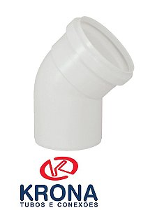 JOELHO 45° ESGOTO 100MM KRONA