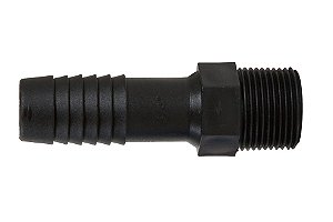 ADAPTADOR INTERNO COM ROSCA EXTERNA 1/2 PRETO