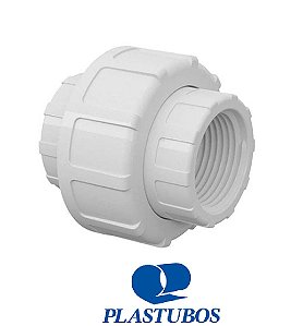 UNIÃO ROSCA INTERNA BRANCA 1/2 PLASTUBOS