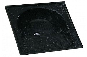 TANQUE AJ RORATO SINTÉTICO SIMPLES 60X60CM PRETO