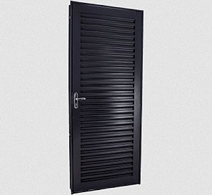 PORTA CRV ACIAÇO LAMINADA 87X215CM R12 ESQUERDA