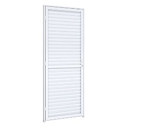 PORTA VENEZIANA 80X210 DIREITA BRANCA CLASSIC CRV