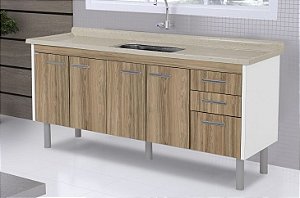 GABINETE AJ RORATO VALENZA 174,2CM NOGAL