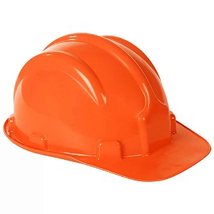 CAPACETE SEGURANÇA PLASTCOR LARANJA