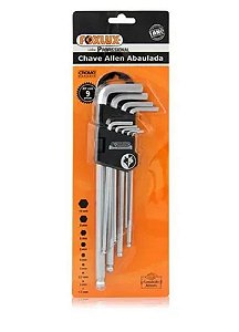 CHAVE ALLEN ABAULADA FOXLUX COM 9 PEÇAS