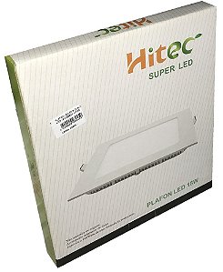 PLAFON LED EMBUTIR QUADRADO 18W 3000K HITEC