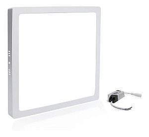 PAINEL LED SOBREPOR QUADRADO 48W 60X60CM 6500K MECE
