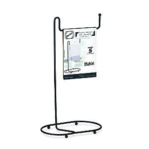 PORTA TOALHA LAVABO BLACK 31CM ARTHI