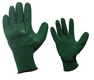 LUVA CORRUGADA EMBORRACHADA VERDE