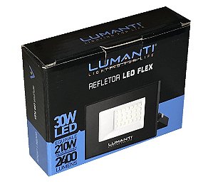 REFLETOR LED 30W VERDE BIVOLT LUMANTI