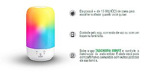 LUMINÁRIA SMART  TASHIBRA RGB MESA PILL WI-FI LED 6W