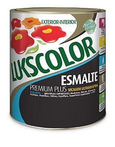 ESMALTE PREMIUM LUKSCOLOR  BASE AGUA BRANCO BRILHANTE 0,9 L