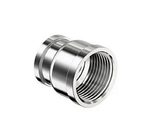 LUVA REDUÇÃO LATÃO CROMADP  3/4"X1/2" CENSI