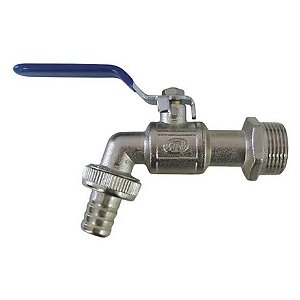 TORNEIRA ESFERA ALAVANCA PARA JARDIM METÁLICA 1/2" JAPI
