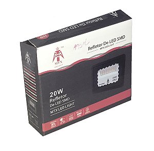 REFLETOR LED 20W AZUL BIVOLT MTX