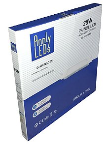 PLAFON LED EMBUTIR  QUADRADO 25W 6500K  ANNLY LED