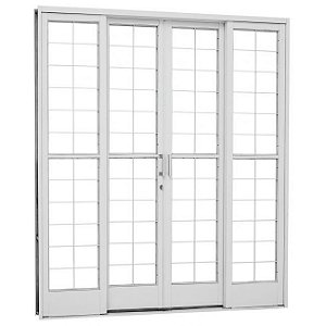 PORTA SASAZAKI DE CORRER GRADE QUADRICULADA 217X200X12