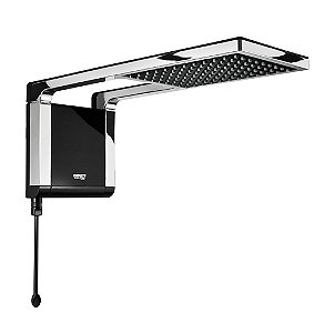 CHUVEIRO STORM ULTRA PRETO E CROMADO 127V 5500W