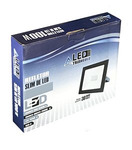 REFLETOR LED 200W BIVOLT BRANCO FRIO LED TRIÂNGULO