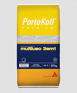 ARGAMASSA PREMIUM MULTIUSO 3EM1 PORTOKOL