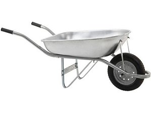 CARRINHO PEDREIRO FISCHER 60L AÇO GALVANIZADO