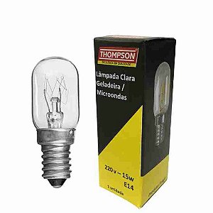 LÂMPADA FOGÃO/GELADEIRA/MICRO-ONDAS 15W 220V E14 THOMPSON