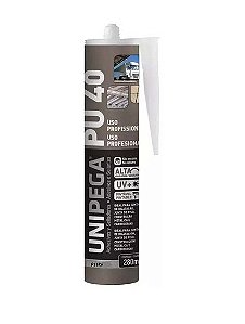 SILICONE PU-40 CINZA 280ML UNIPEGA