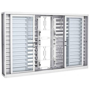 VENEZIANA SASAZAKI PRATIKA MULTIFLEX GRADE ELO BRANCA 120X150X16CM
